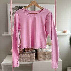 POPFLEX Call Me Baby Long Sleeve Top – Bubblegum Pink | Size 1X